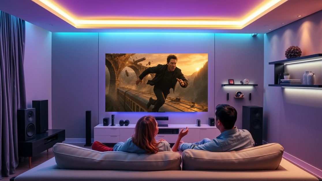 Watch Tom Cruise stunt in OLED TV