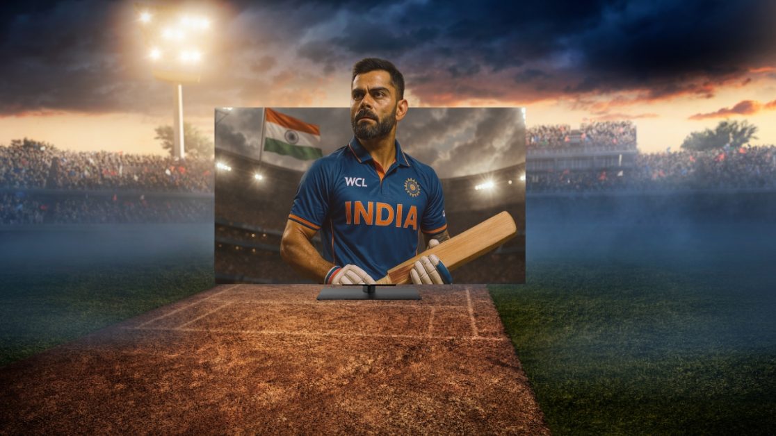 Watch from Champions Trophy to WCL in OLED TV