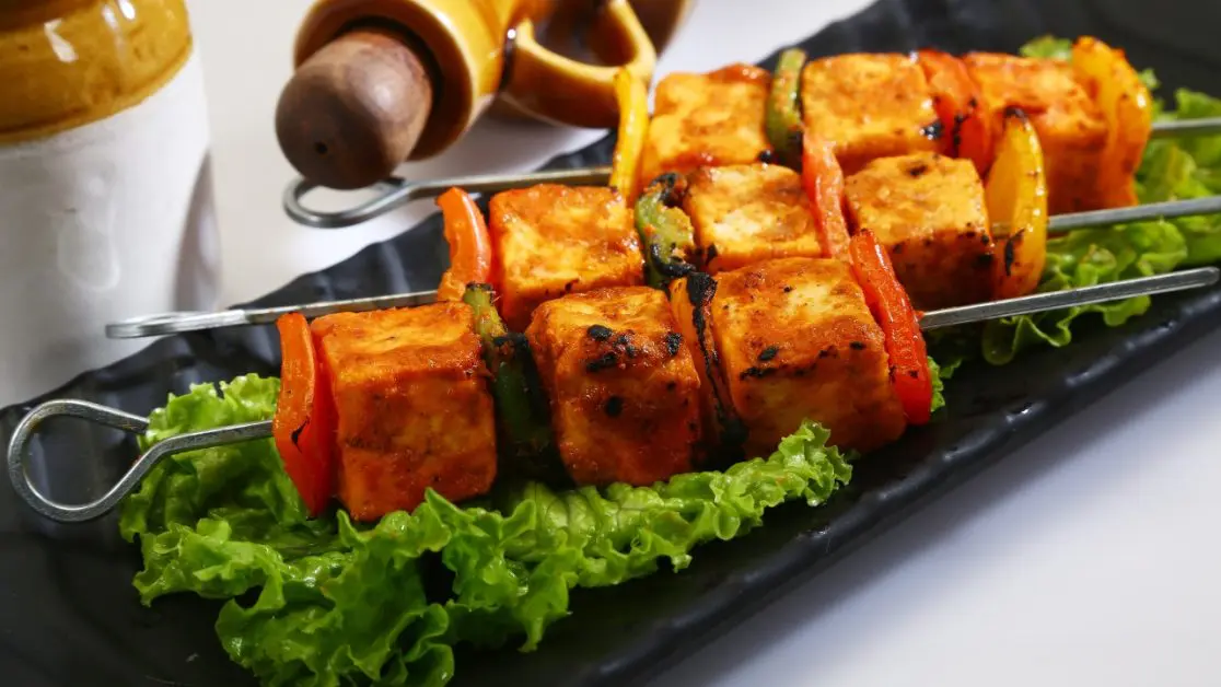 Make Paneer Tikka in microwave