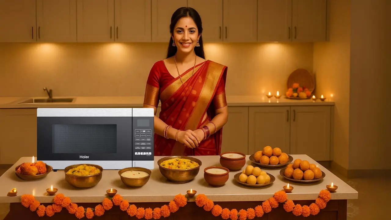 Microwave magic during Durga Puja nights