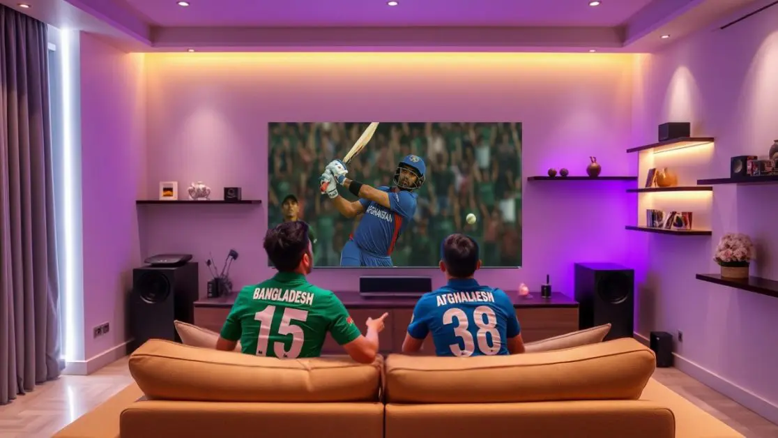 Reliving BAN vs AFG through a 4K Mini LED TV