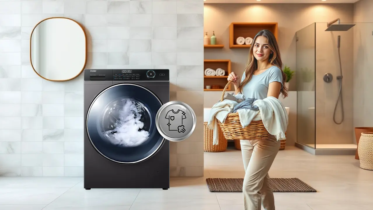 Steam Wash Settings in washing machine are the New Self-Care