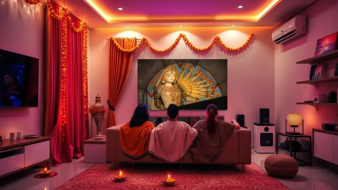 TV mood lighting matters during Puja season