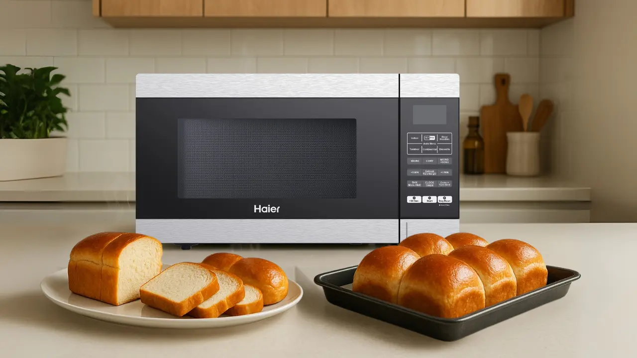 Turn soggy bread crispy in microwave