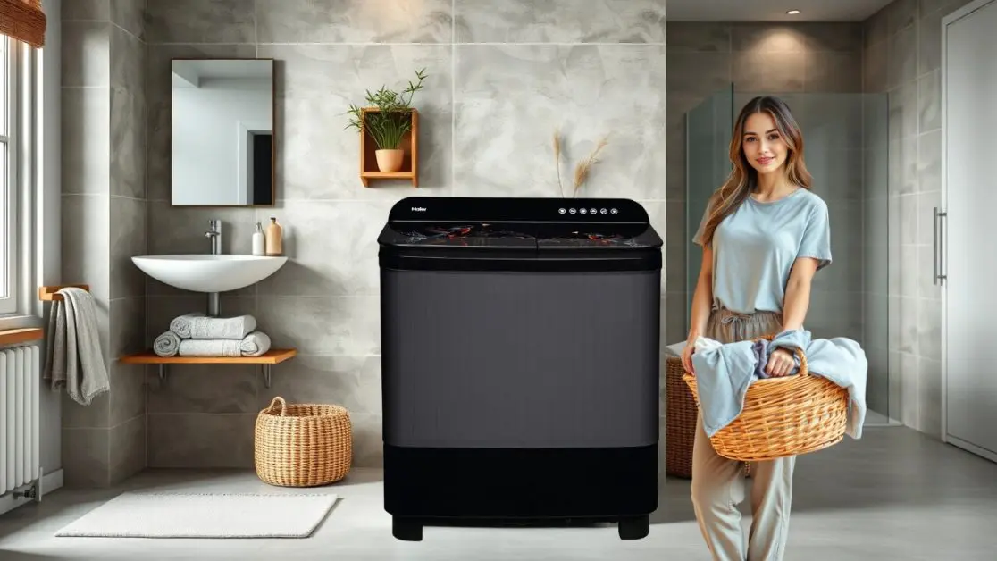 Washing Machine Has a Secret Filter That Saves It From Hair &amp; Dirt