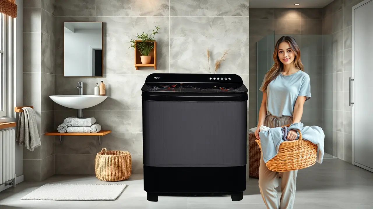Washing Machine Has a Secret Filter That Saves It From Hair &amp; Dirt