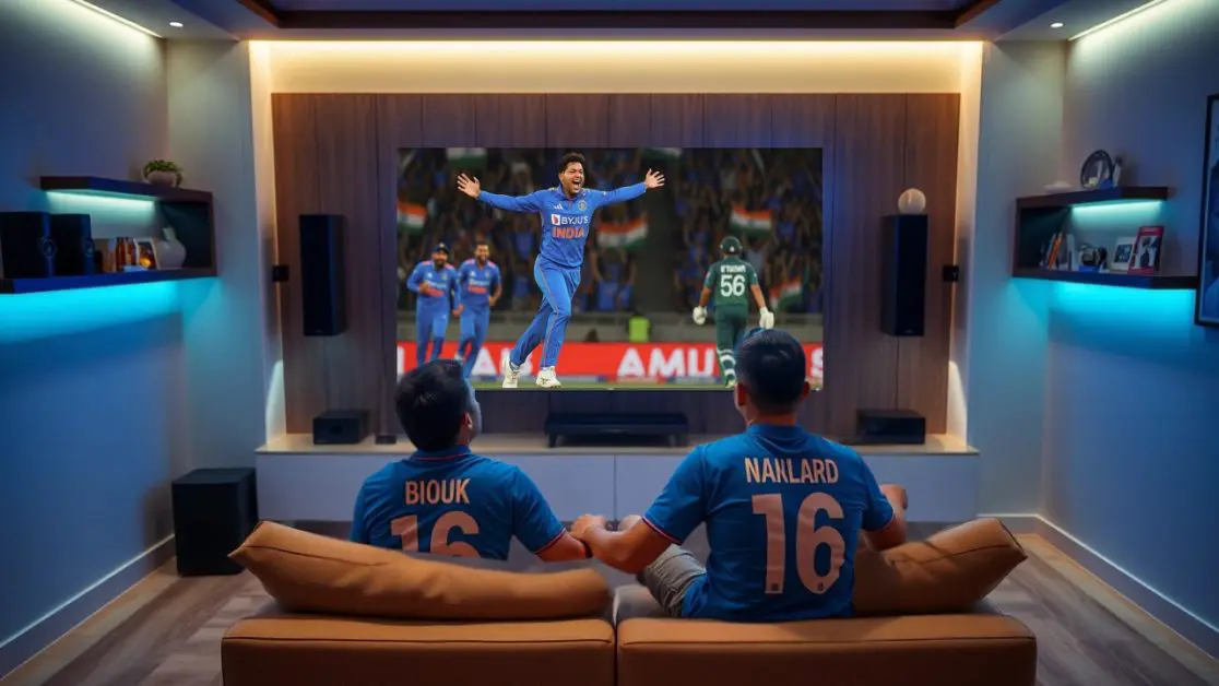 Watch India vs pakistan match in Mini LED TV