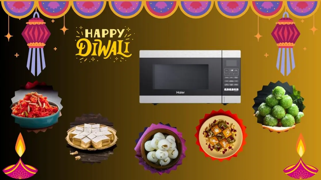 Diwali Sweets in Minutes with this microwave