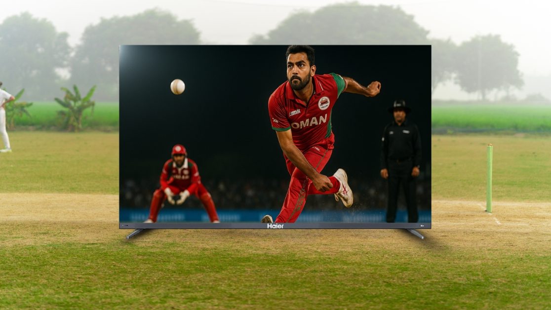 Family Cricket Evenings Inspired by UAE vs Oman match in big screen TV