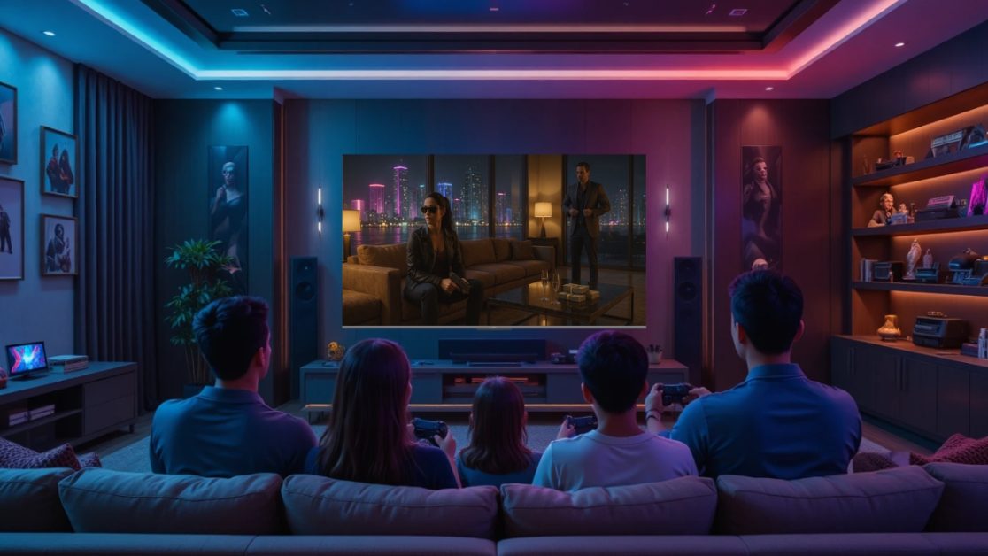 Enjoy Dolby Vision IQ and Atmos while gaming in QLED TV