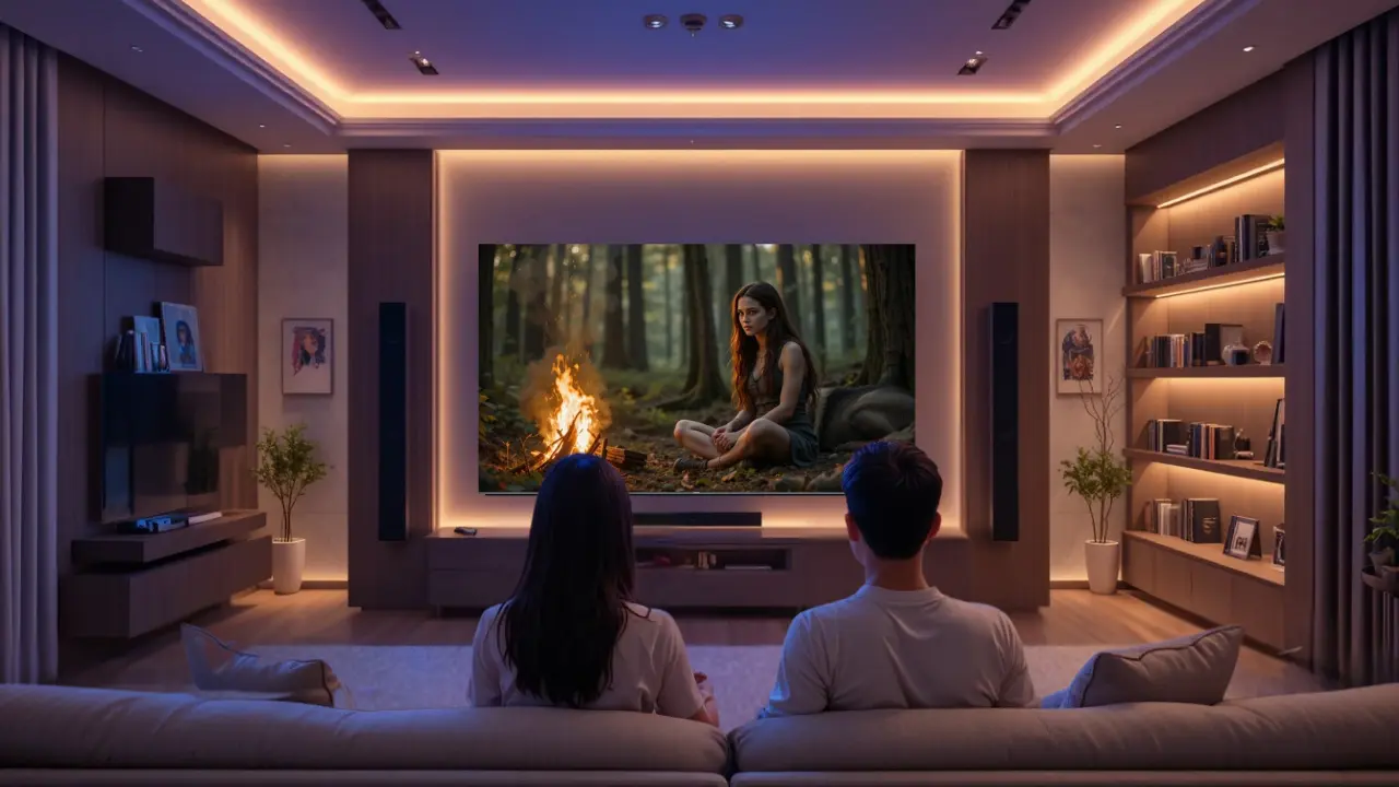 November Chill Evenings Deserve Warm Lighting and Big Screens