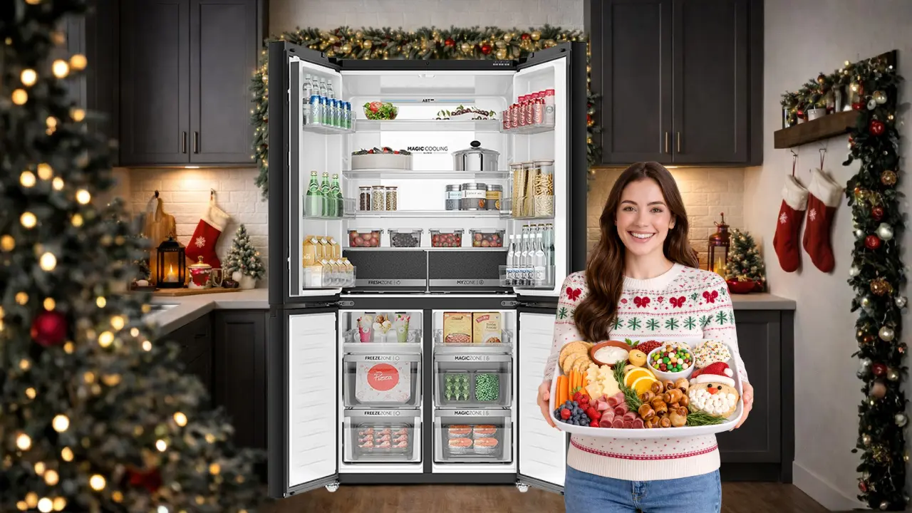 Holiday Mode in refrigerator Saves You Money this Christmas Vacation