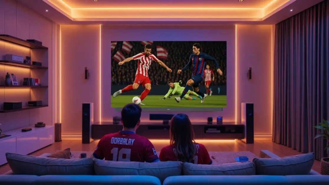 OLED TV makes football feel closer