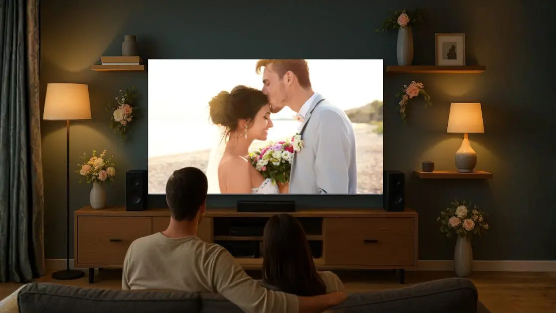 Winter Weddings and Reunions with bigger screen
