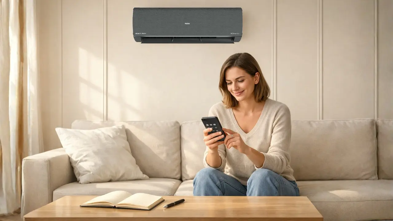 Balance between comfort and electricity savings in air conditioner