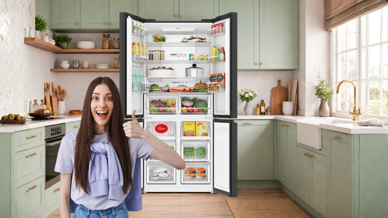 Biggest Backlit LED Panel in refrigerator