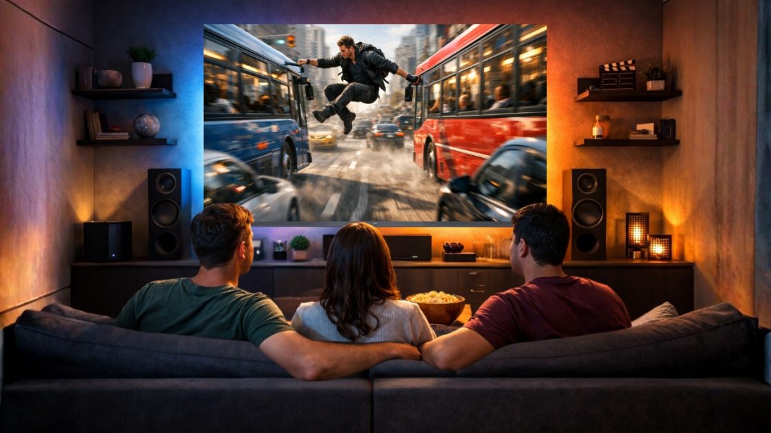Cinematic TV Viewing Experience