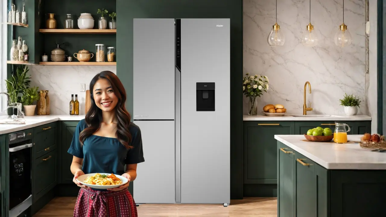 Get side by side refrigerator home