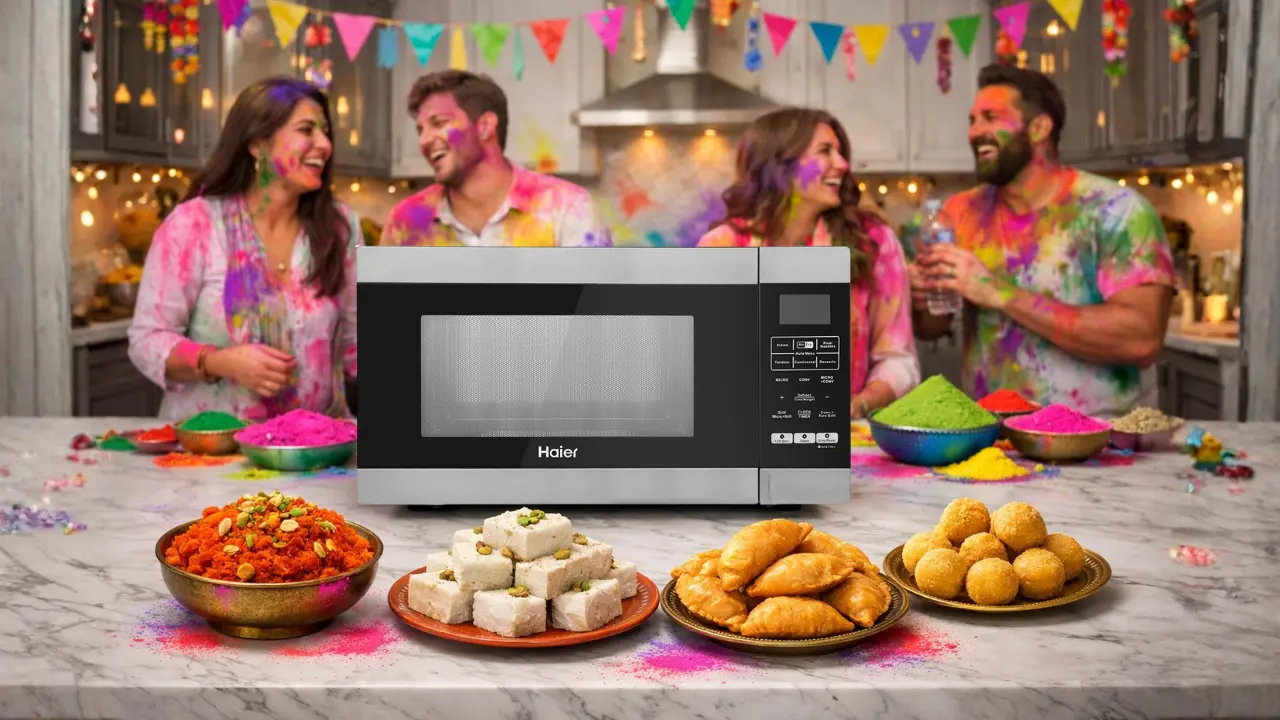 Holi party prep without full-day cooking with microwave