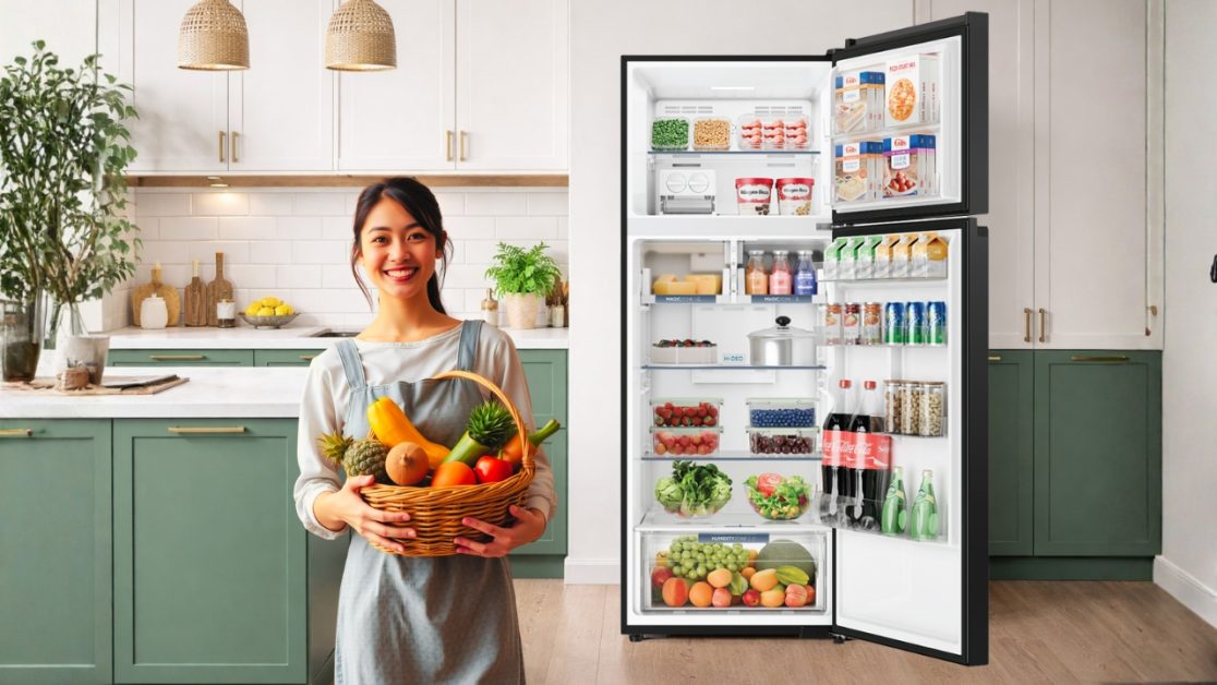 Refrigerator designed for big storage needs