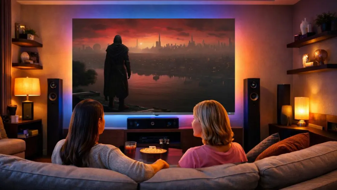 Sound by KEF Audio in mini led TV