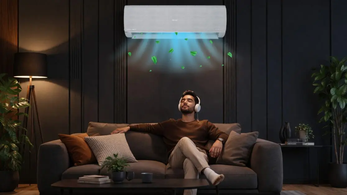 Human presence detection feature in a smart AC