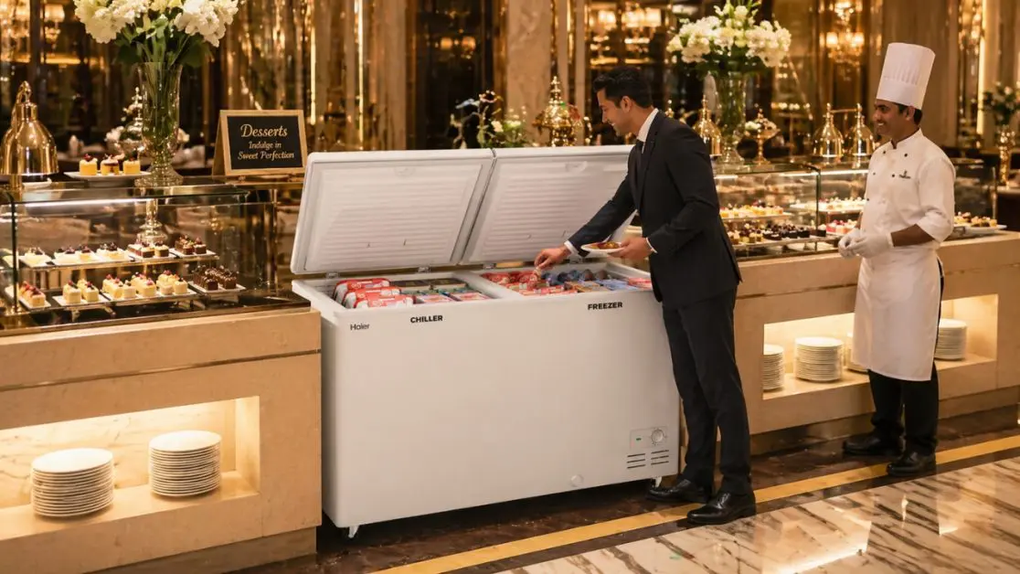 Heavy Duty Compressor in deep freezer