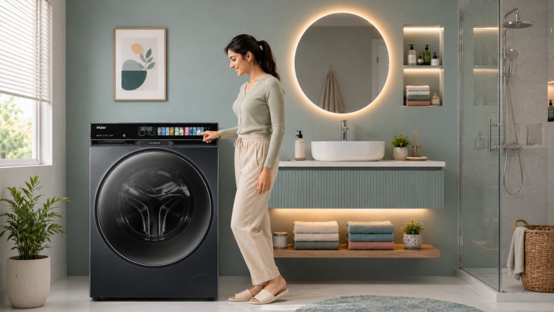 Colour Touch Screen in Modern Washing Machines