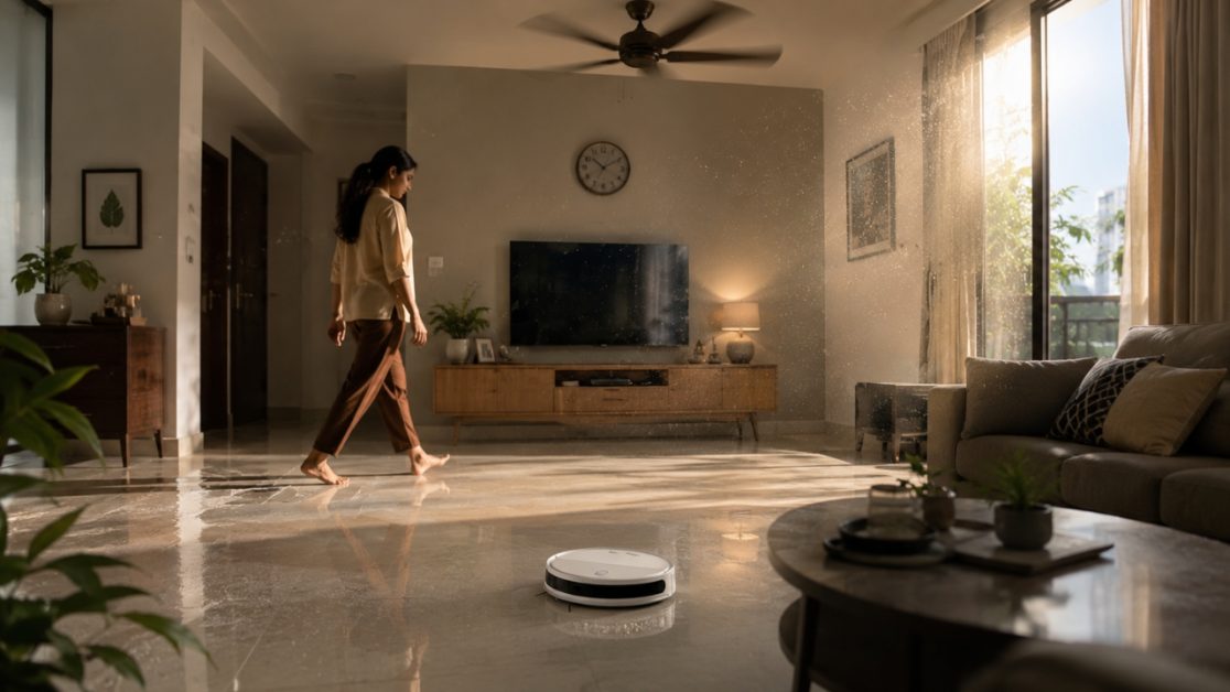 Robot Vacuum Cleaner with mopping and cleaning features