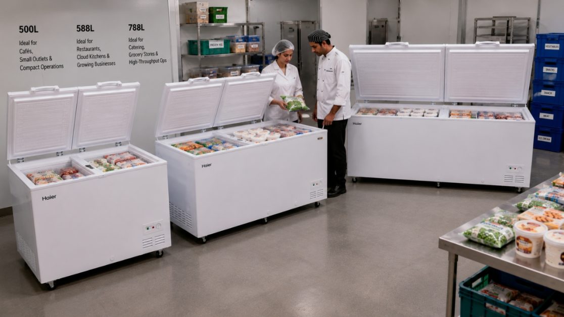 Get perfect capacity in Commercial Deep Freezer